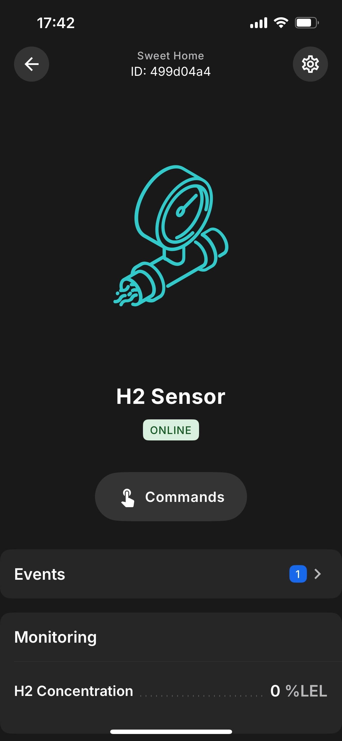 Device screen
